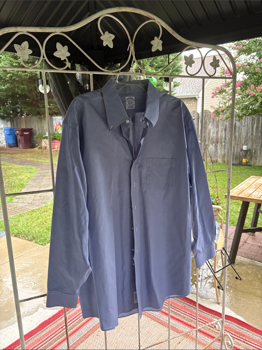 Brooks Brothers Blue Microcheck Button-Down Shirt
